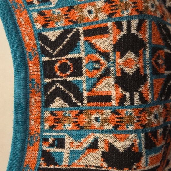 Flying Tomato Knit Stretch Dress Cream Black Size Medium - Picture 7 of 13